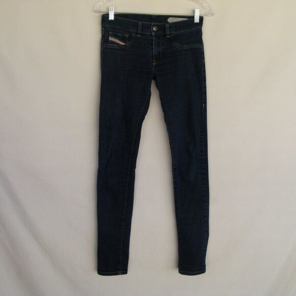 DIESEL Jeans, 27, LIVIER Jeggings, Skinny, Zipper fly, Back pockets, Blue - Picture 14 of 14